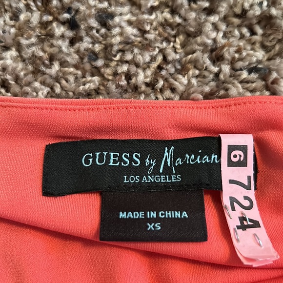 Guess by Marciano Coral Bell Sleeve Mini Dress Size XS - Picture 5 of 5